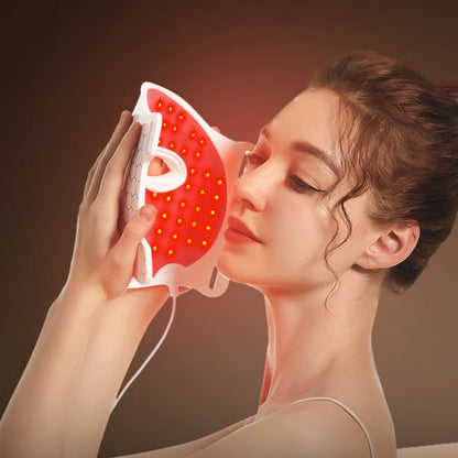 قناع الوجه Megelin للعلاج بالضوء الأحمر بتقنية LED