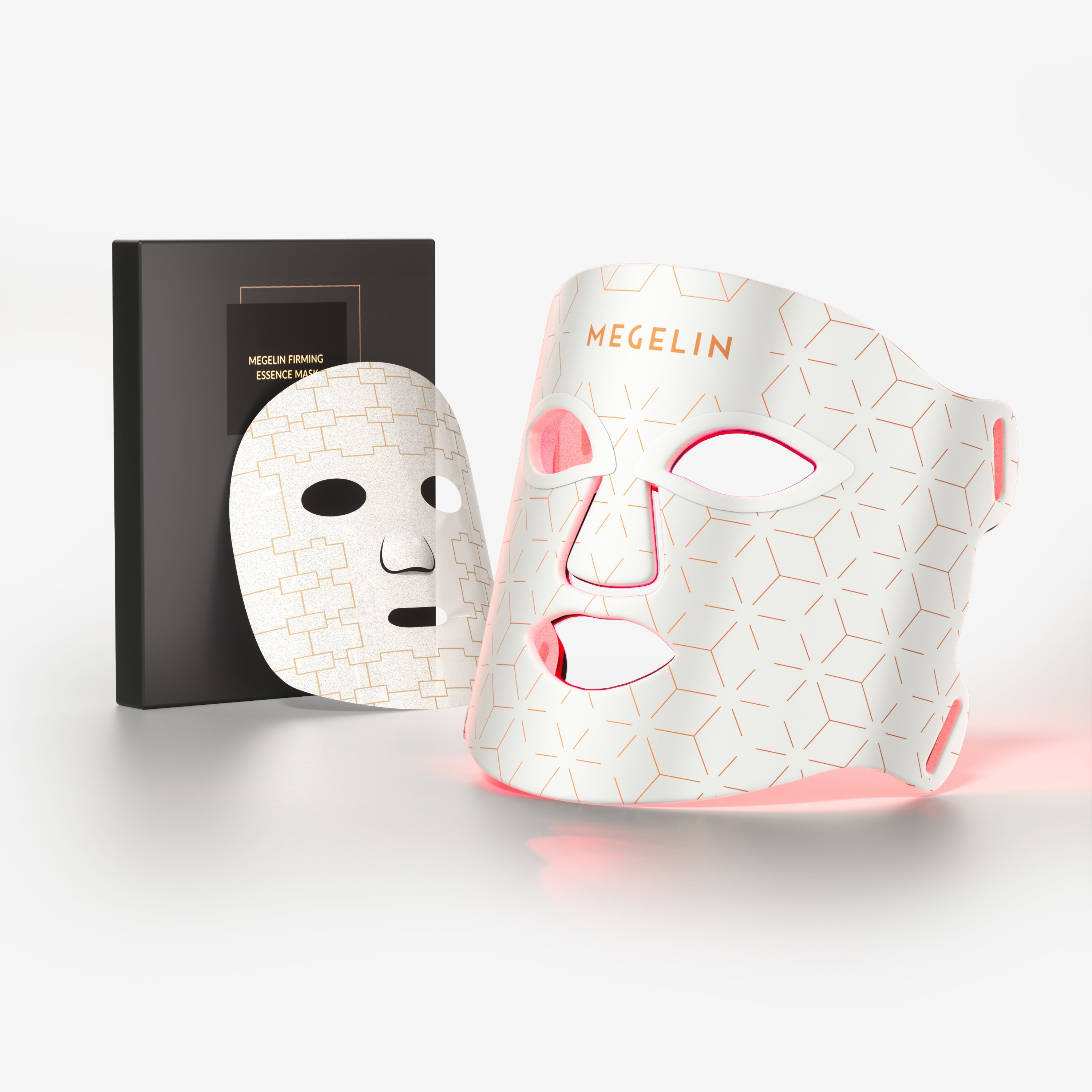 قناع الوجه Megelin للعلاج بالضوء الأحمر بتقنية LED